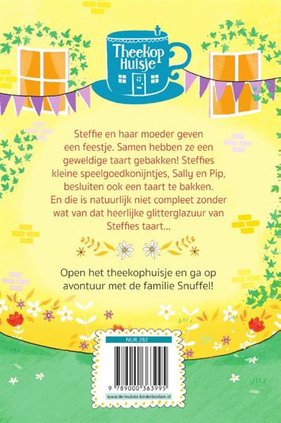 Grote foto de snuffels bakken een taart theekophuisje 2 boeken jeugd 13 jaar en ouder