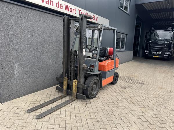 Grote foto toyota 42 5fgf20 duplo 330 freelift lpg 1993 agrarisch heftrucks