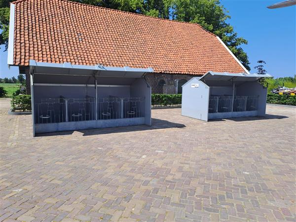 Grote foto gebruikte calfotel verplaatsbare eenling units direct beschikbaar verkocht dieren en toebehoren runderen