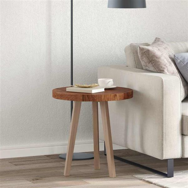 Grote foto vidaxl tafelblad anders donkerbruin 50 x 4 cm massief eikenhout antiek en kunst stoelen en banken