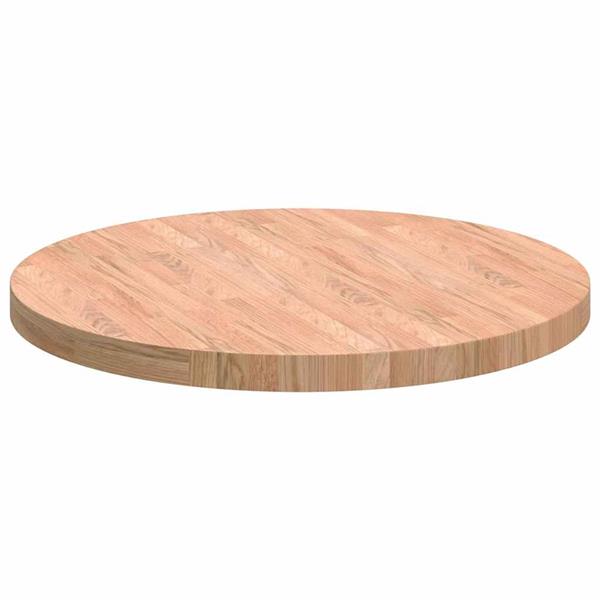 Grote foto vidaxl tafelblad anders lichtbruin 70 x 4 cm massief eikenhout antiek en kunst stoelen en banken