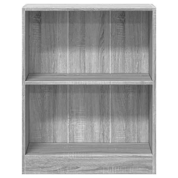 Grote foto vidaxl boekenkast 60x24x76 cm bewerkt hout grijs sonoma eikenkleurig huis en inrichting overige