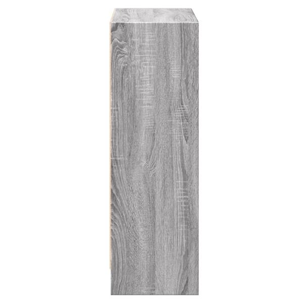 Grote foto vidaxl boekenkast 60x24x76 cm bewerkt hout grijs sonoma eikenkleurig huis en inrichting overige