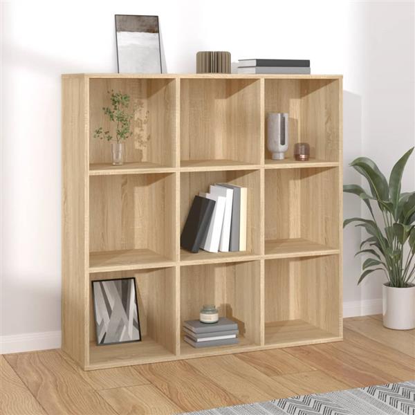 Grote foto vidaxl boekenkast 98x29x97 5 cm bewerkt hout sonoma eikenkleurig huis en inrichting overige