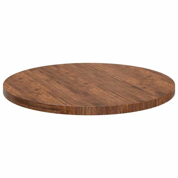 Grote foto vidaxl tafelblad anders donkerbruin 90 x 4 cm massief eikenhout antiek en kunst stoelen en banken