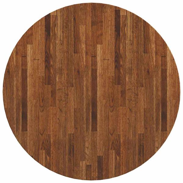 Grote foto vidaxl tafelblad anders donkerbruin 80 x 4 cm massief eikenhout antiek en kunst stoelen en banken