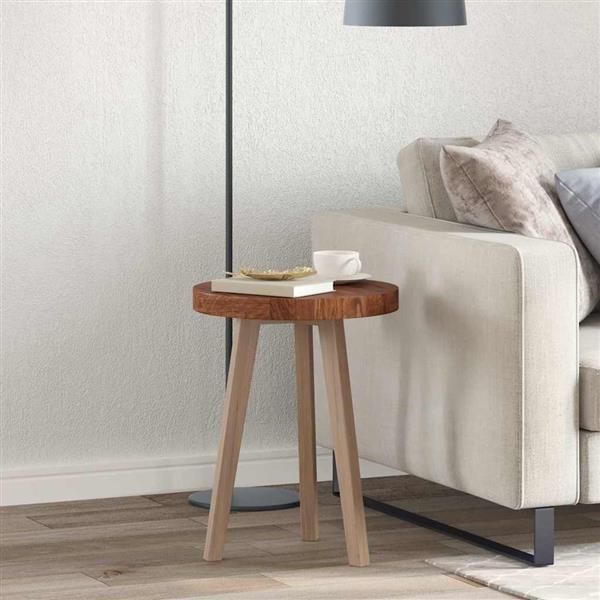 Grote foto vidaxl tafelblad anders donkerbruin 40 x 4 cm massief eikenhout antiek en kunst stoelen en banken