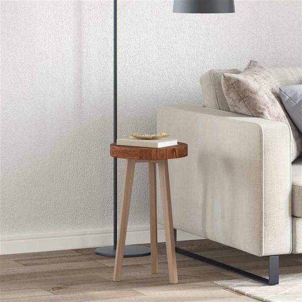 Grote foto vidaxl tafelblad anders donkerbruin 30 x 4 cm massief eikenhout antiek en kunst stoelen en banken