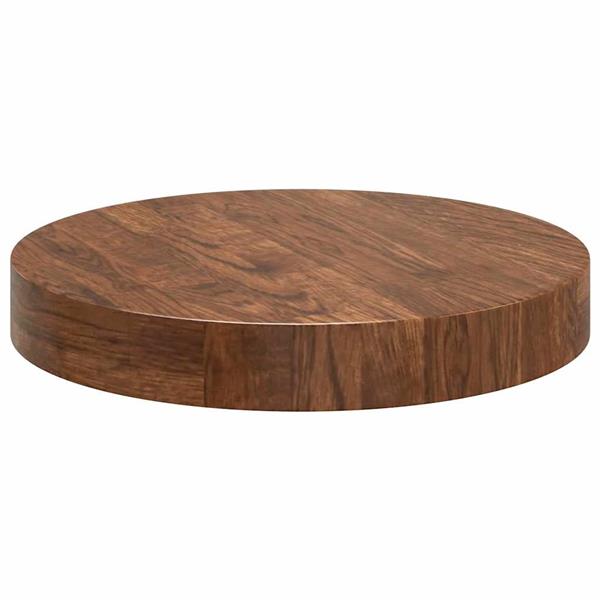Grote foto vidaxl tafelblad anders donkerbruin 30 x 4 cm massief eikenhout antiek en kunst stoelen en banken