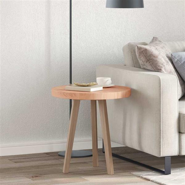 Grote foto vidaxl tafelblad anders lichtbruin 50 x 4 cm massief eikenhout antiek en kunst stoelen en banken