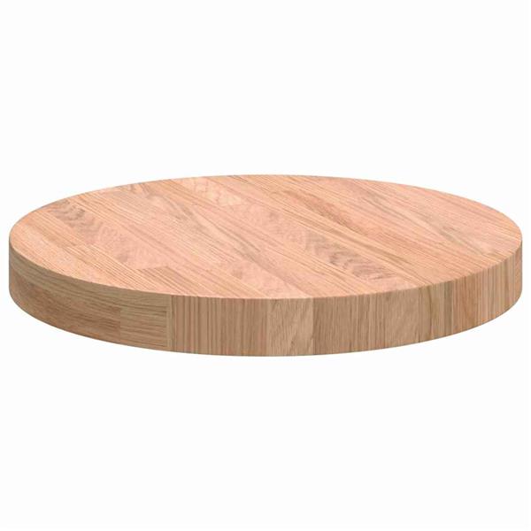 Grote foto vidaxl tafelblad anders lichtbruin 40 x 4 cm massief eikenhout antiek en kunst stoelen en banken