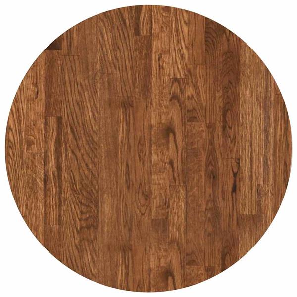Grote foto vidaxl tafelblad anders donkerbruin 50 x 2.5 cm massief eikenhout antiek en kunst stoelen en banken