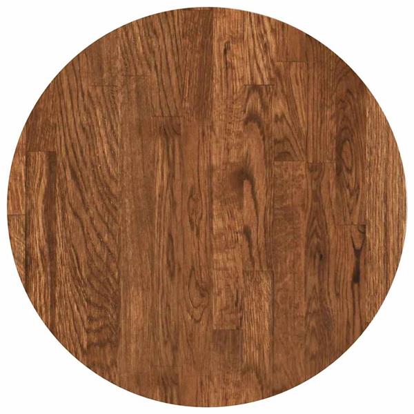 Grote foto vidaxl tafelblad anders donkerbruin 40 x 2.5 cm massief eikenhout antiek en kunst stoelen en banken