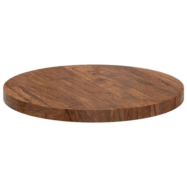 Grote foto vidaxl tafelblad anders donkerbruin 40 x 2.5 cm massief eikenhout antiek en kunst stoelen en banken