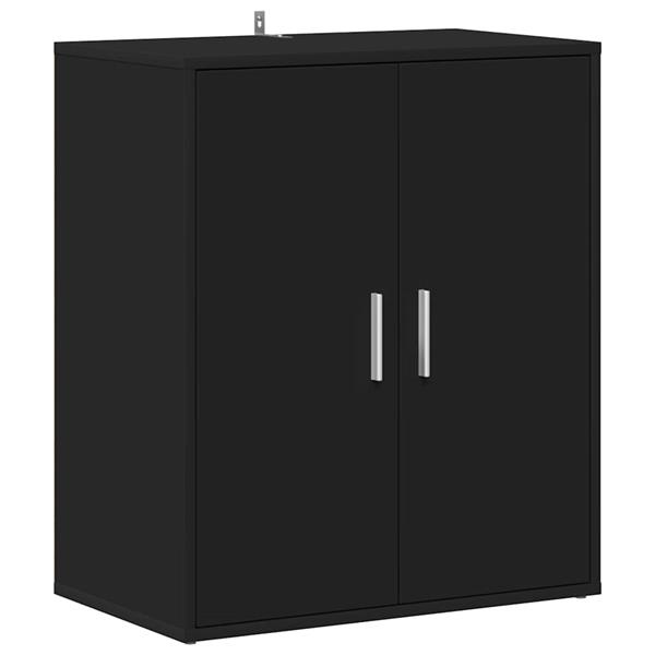 Grote foto vidaxl schoenenkast 60x35x70 cm bewerkt hout zwart huis en inrichting overige