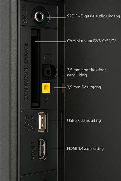 Grote foto quantis 24 androidtv 12 volt led tv 24hl250a12v audio tv en foto overige tv