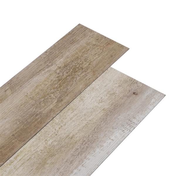 Grote foto vidaxl vloerplanken zelfklevend 5 02 m 2 mm pvc woodwash doe het zelf en verbouw tegels