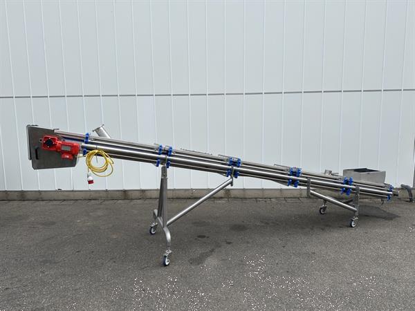 Grote foto new motion opvoerband vlakke elevator met mogelijkheid voor afzuiging 540 x 40 cm doe het zelf en verbouw afvalverwerking