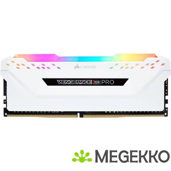 Grote foto corsair ddr4 vengeance rgb pro 2x16gb 3200 white computers en software harde schijven