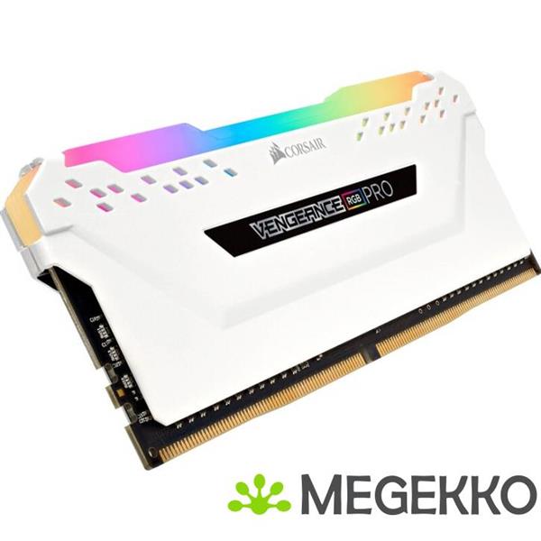 Grote foto corsair ddr4 vengeance rgb pro 2x16gb 3200 white computers en software harde schijven