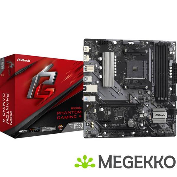Grote foto asrock b550m phantom gaming 4 computers en software moederborden