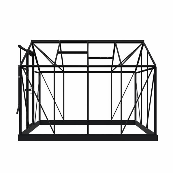 Grote foto tuinkas mary ii zwart vg 3mm tuin en terras kassen en kweekspullen