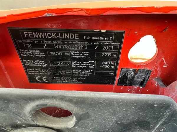 Grote foto vs 22324 elektrische palletwagen linde t16 bj 2011 weinig uren doe het zelf en verbouw hefwerktuigen