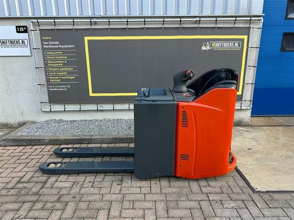 Grote foto vs 22337 elektrische meerijd palletwagen linde t 20 sp doe het zelf en verbouw hefwerktuigen