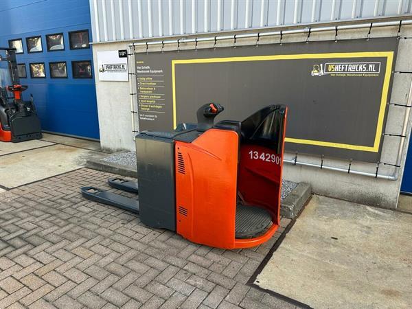 Grote foto vs 22337 elektrische meerijd palletwagen linde t 20 sp doe het zelf en verbouw hefwerktuigen