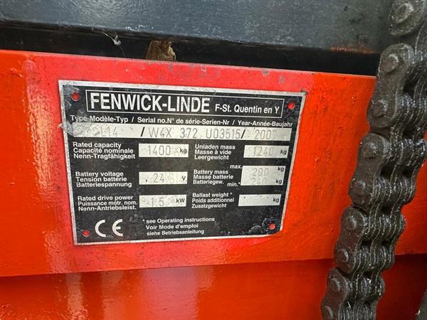 Grote foto vs 22346 elektrische triplex stapelaar linde l 14 i initi le lift doe het zelf en verbouw hefwerktuigen