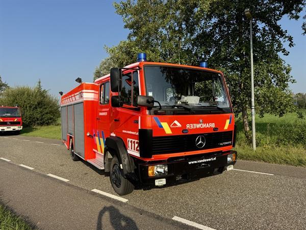 Grote foto mercedes 817 brandweerauto fire truck bomberos 26dkm zieglerpomp 1994 doe het zelf en verbouw gemeente voertuigen
