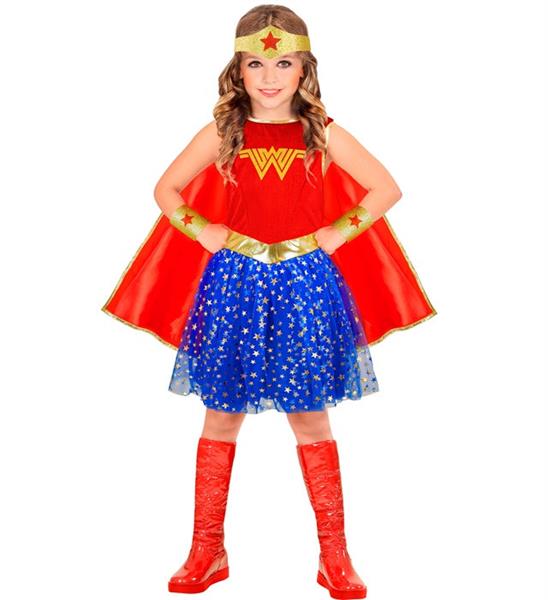 Grote foto wonder girl rood blauw verzamelen overige verzamelingen