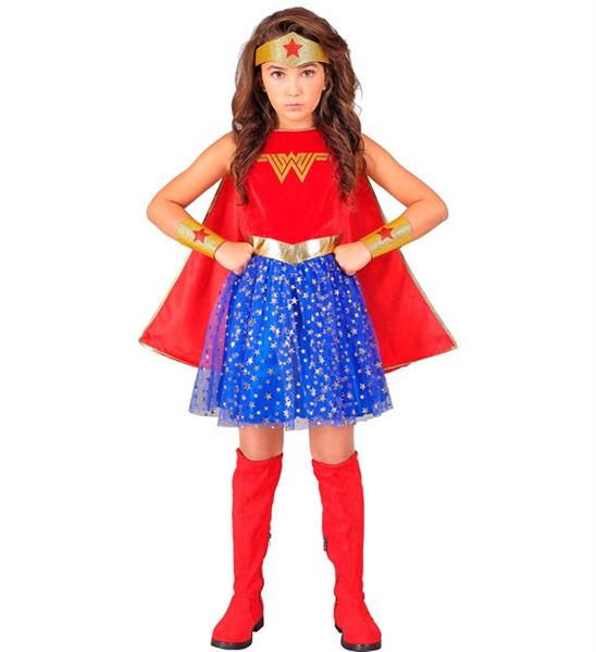 Grote foto wonder girl rood blauw verzamelen overige verzamelingen