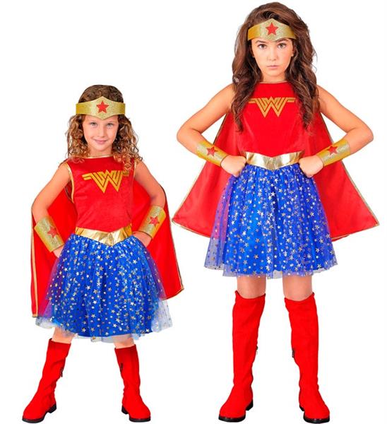 Grote foto wonder girl rood blauw verzamelen overige verzamelingen