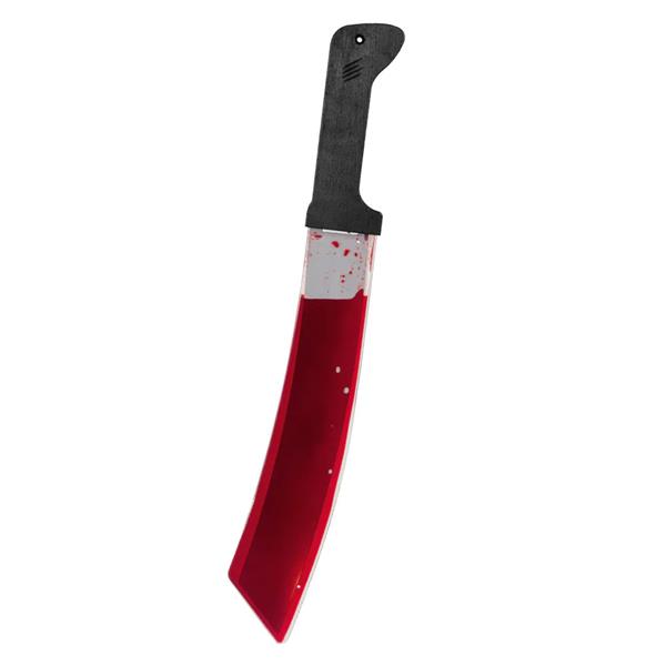 Grote foto halloween nep machete bloed 51cm verzamelen overige verzamelingen