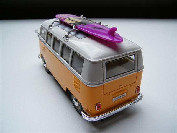Grote foto schaalmodel volkswagen bus t1 surfboard 1 24 hobby en vrije tijd 1 24