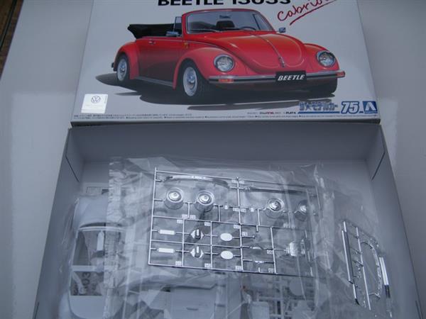Grote foto modelbouw vw kever cabrio bouwmodel 1 24 hobby en vrije tijd auto en voertuigen