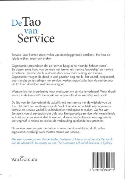 Grote foto de tao van service boeken overige boeken