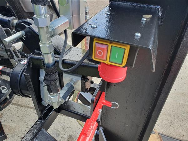 Grote foto kraffter aftakas en elektrisch houtklover 25t verticaal agrarisch mechanisatie