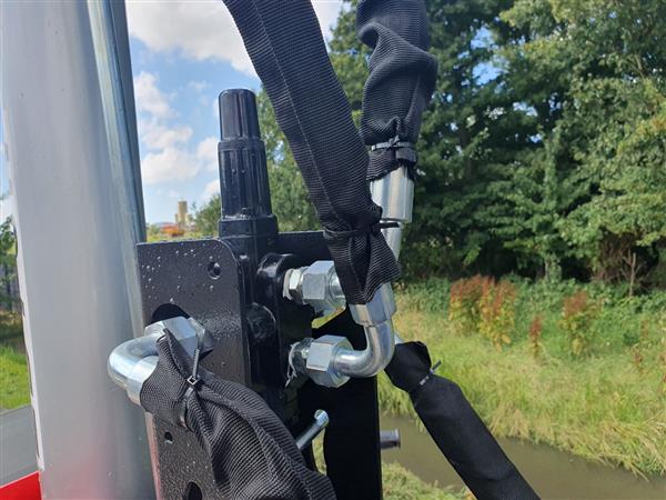 Grote foto kraffter aftakas en elektrisch houtklover 25t verticaal agrarisch mechanisatie