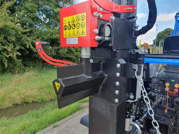 Grote foto kraffter aftakas en elektrisch houtklover 25t verticaal agrarisch mechanisatie