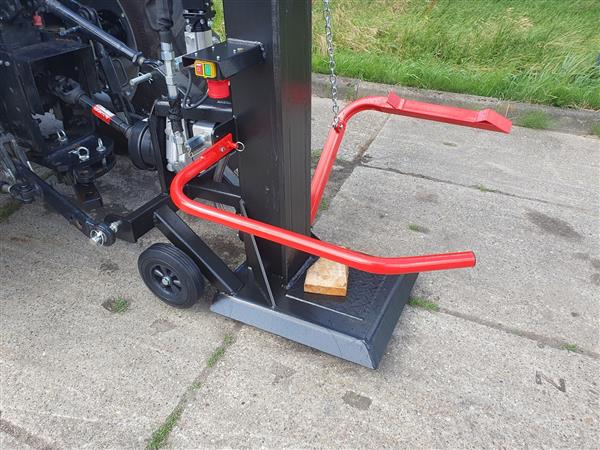 Grote foto kraffter aftakas en elektrisch houtklover 25t verticaal agrarisch mechanisatie