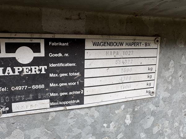 Grote foto hapert huifwagen aanhangwagen aanhanger schamelwagen agrarisch aanhangwagens