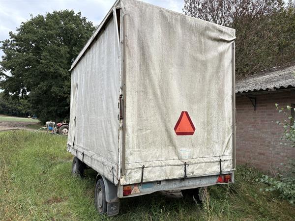 Grote foto hapert huifwagen aanhangwagen aanhanger schamelwagen agrarisch aanhangwagens