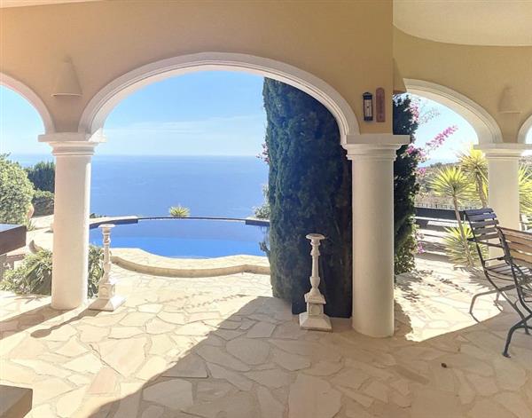Grote foto uw villa in moraira met overloopzwembad en huizen en kamers bestaand europa