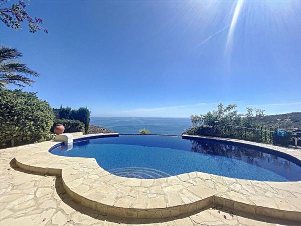 Grote foto uw villa in moraira met overloopzwembad en huizen en kamers bestaand europa