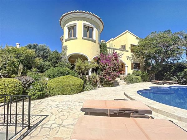 Grote foto uw villa in moraira met overloopzwembad en huizen en kamers bestaand europa