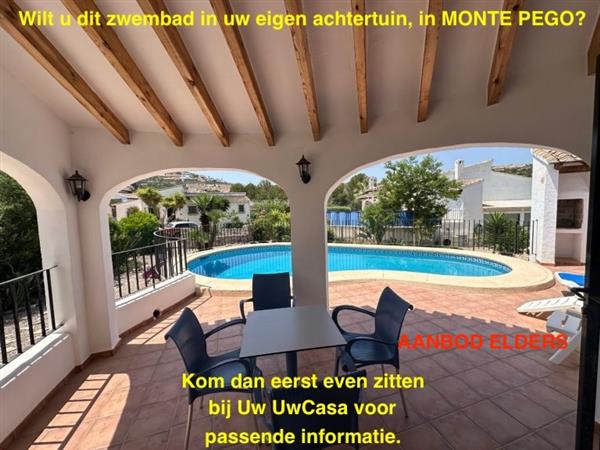 Grote foto uw villa in moraira met overloopzwembad en huizen en kamers bestaand europa