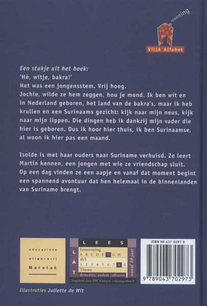 Grote foto stop je hoofd nooit in een spinnenweb villa alfabet rood boeken overige boeken