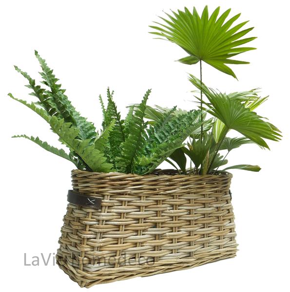 Grote foto rieten broodmand met deksel huis en inrichting keukenbenodigdheden